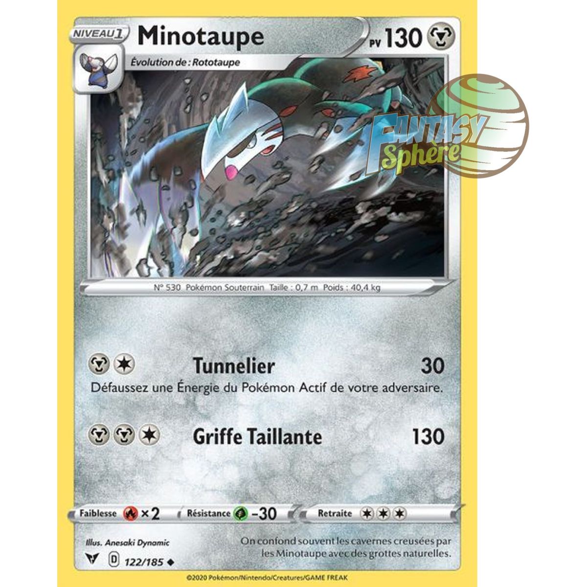 Minotaupe - Uncommon 122/185 - Sword and Shield 4 Bright Voltage