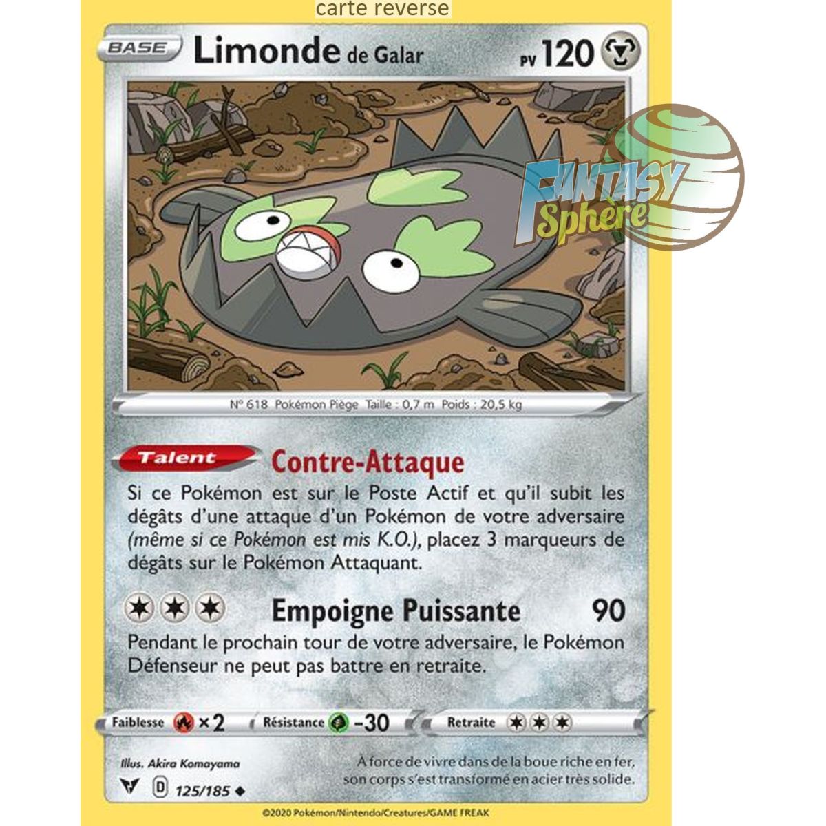 Galarian Lime - Reverse 125/185 - Sword and Shield 4 Brilliant Voltage