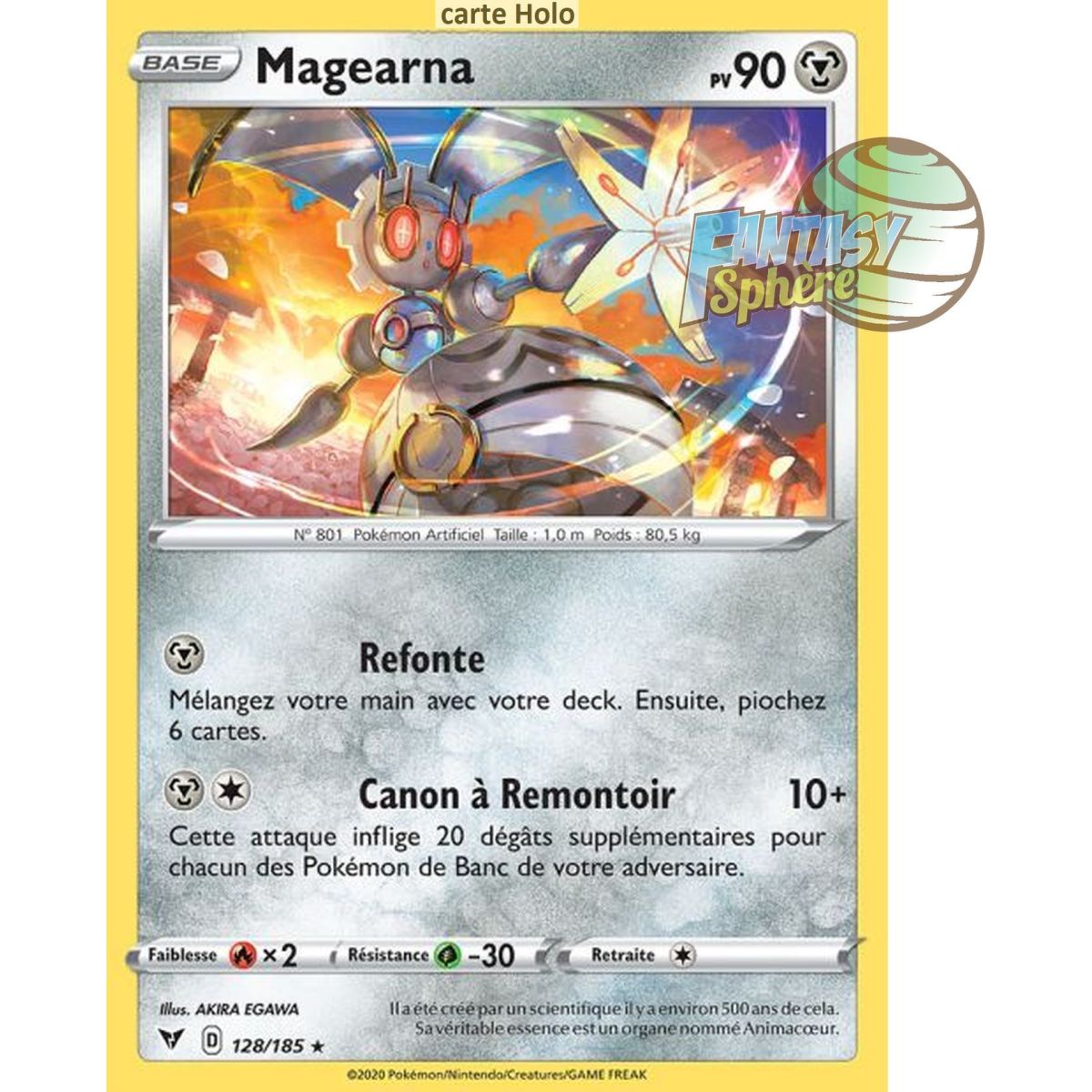 Magéarna - Holo Rare 128/185 - Sword and Shield 4 Radiant Voltage