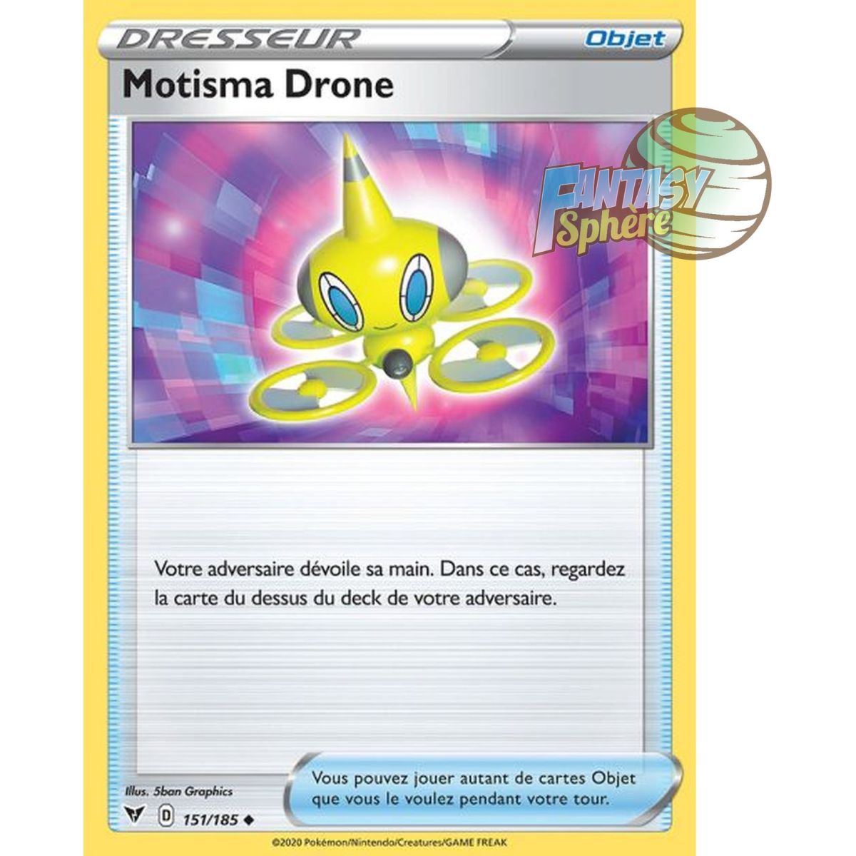 Item Rotom Drone - Uncommon 151/185 - Sword and Shield 4 Bright Voltage