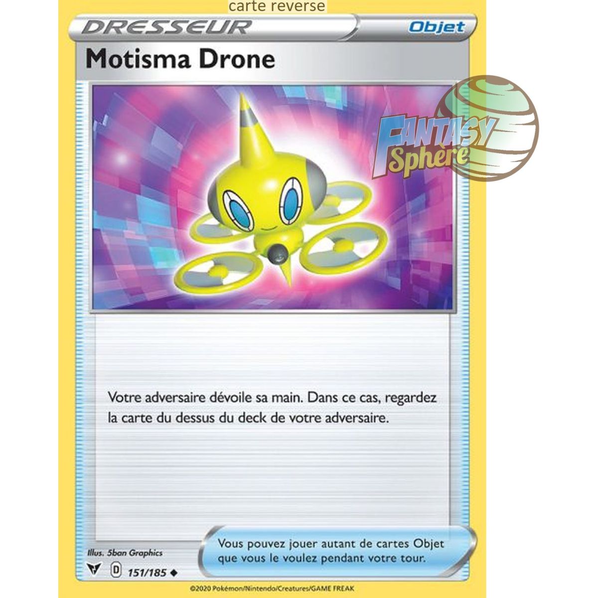 Rotom Drone - Reverse 151/185 - Sword and Shield 4 Bright Voltage