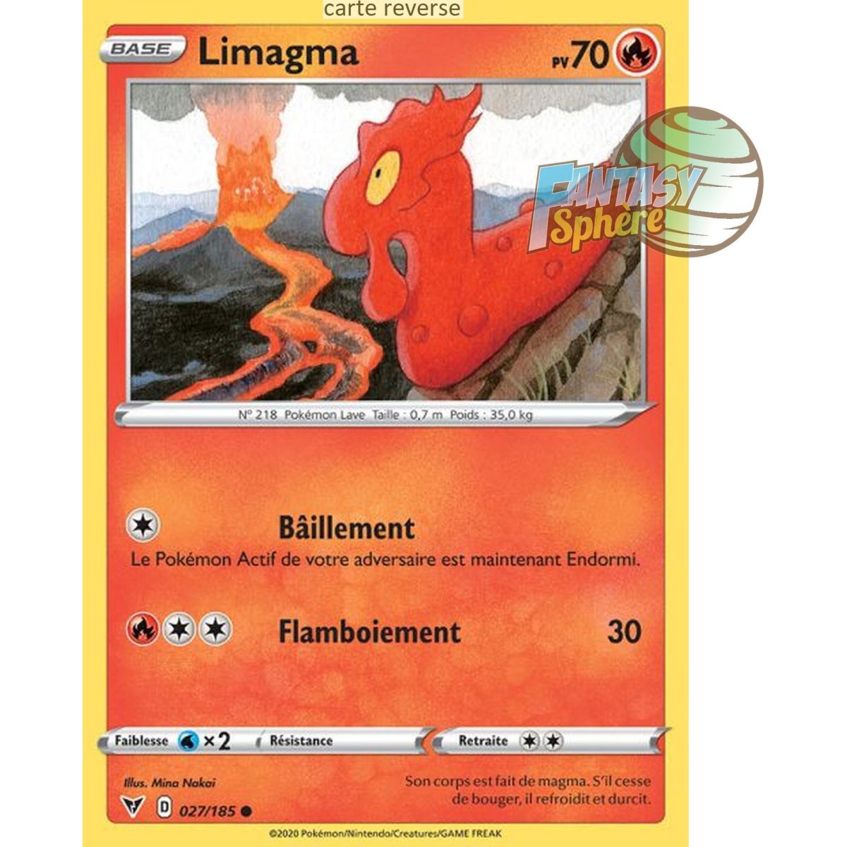 Item Limagma - Reverse 27/185 - Sword and Shield 4 Bright Voltage
