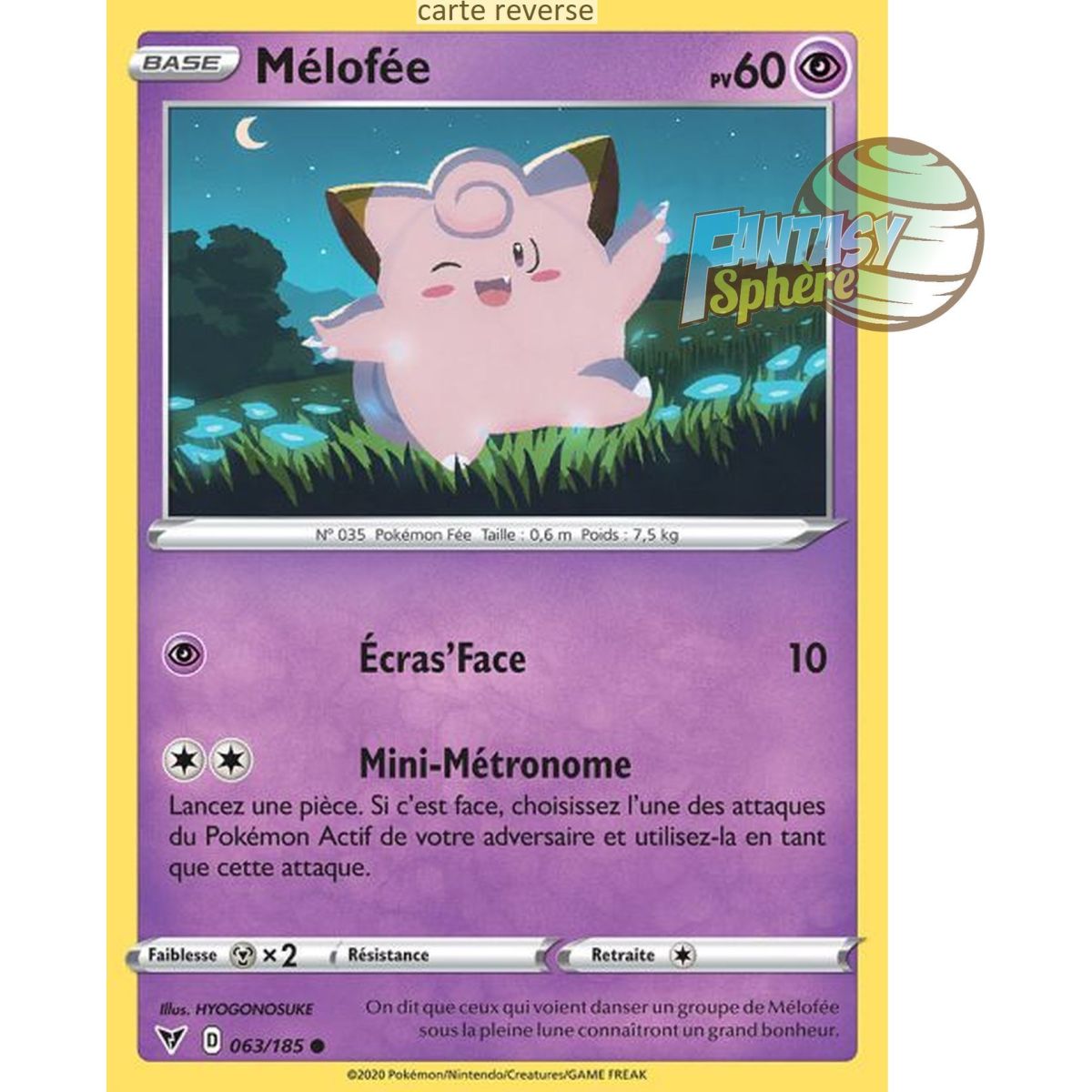 Item Clefairy - Reverse 63/185 - Sword and Shield 4 Bright Voltage
