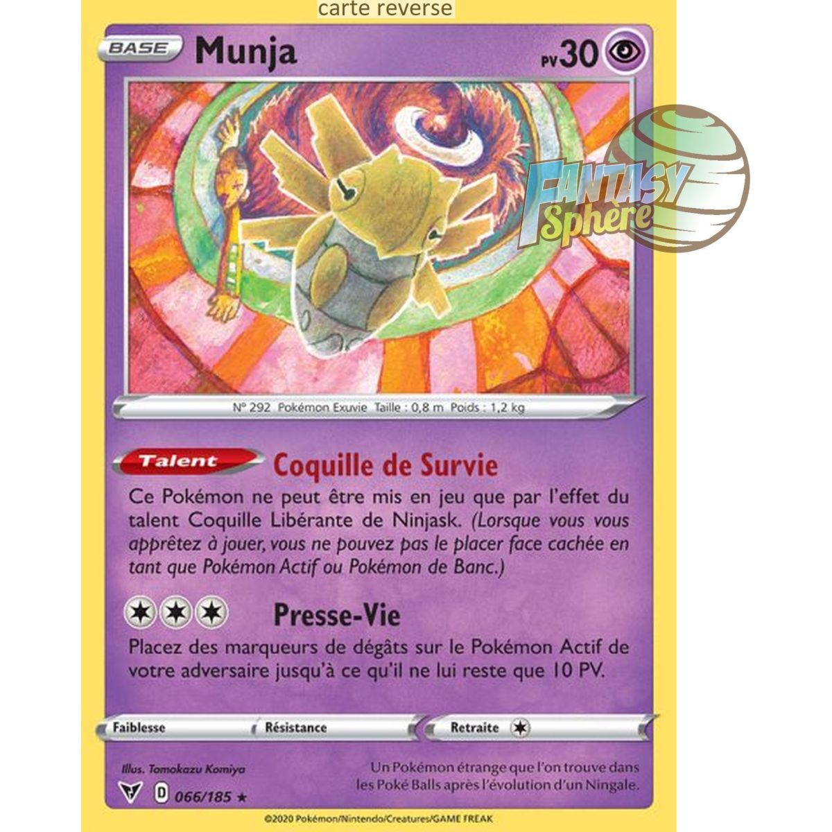 Munja - Reverse 66/185 - Sword and Shield 4 Radiant Voltage