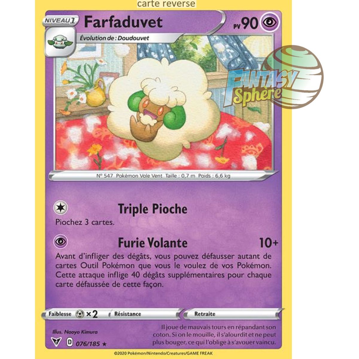 Farfaduvet - Reverse 76/185 - Sword and Shield 4 Radiant Voltage