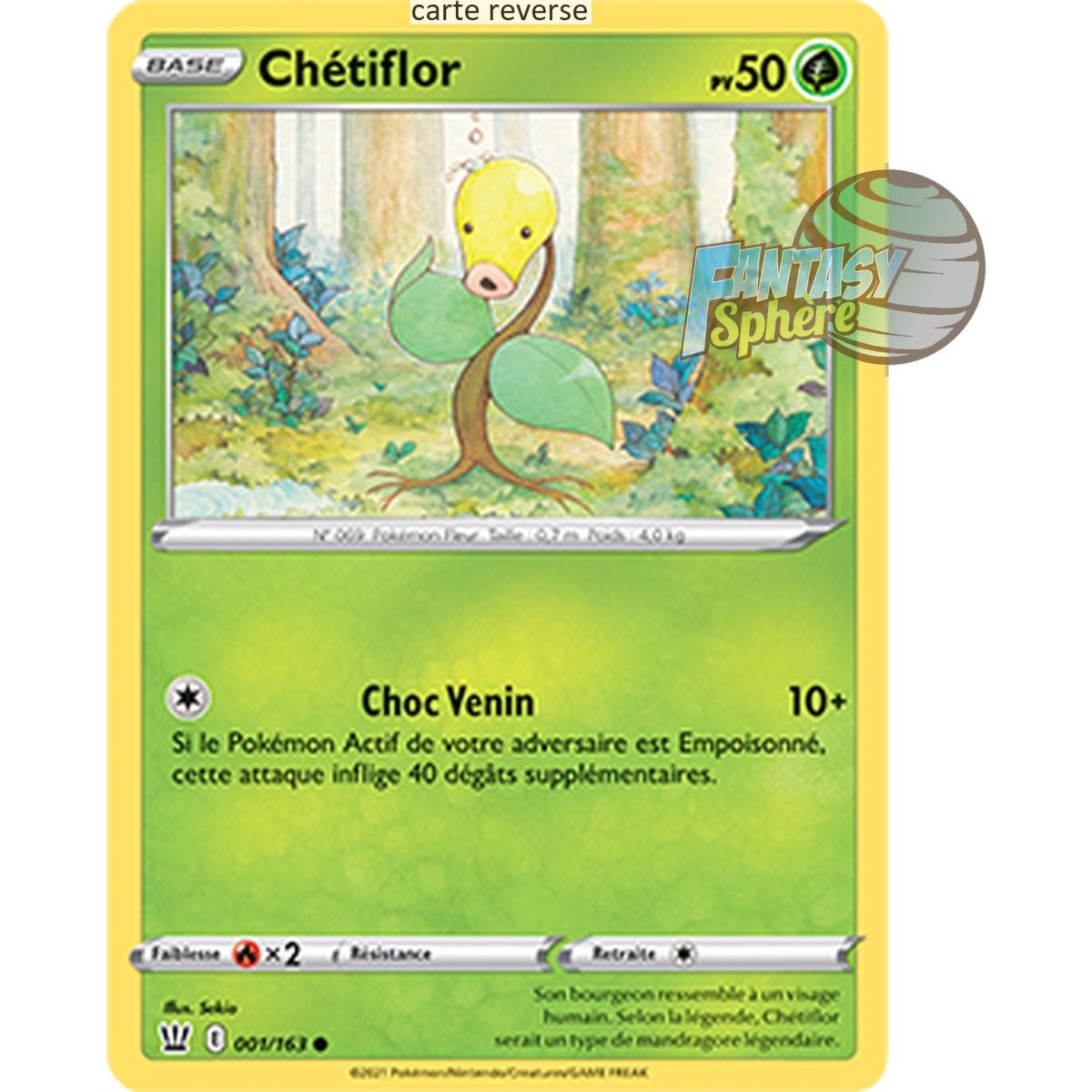 Chétiflor - Reverse 1/163 - Sword and Shield 5 Combat Style