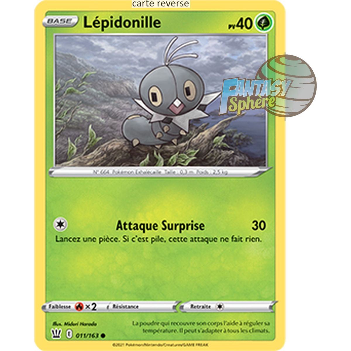 Lepidonille - Reverse 11/163 - Sword and Shield 5 Combat Style
