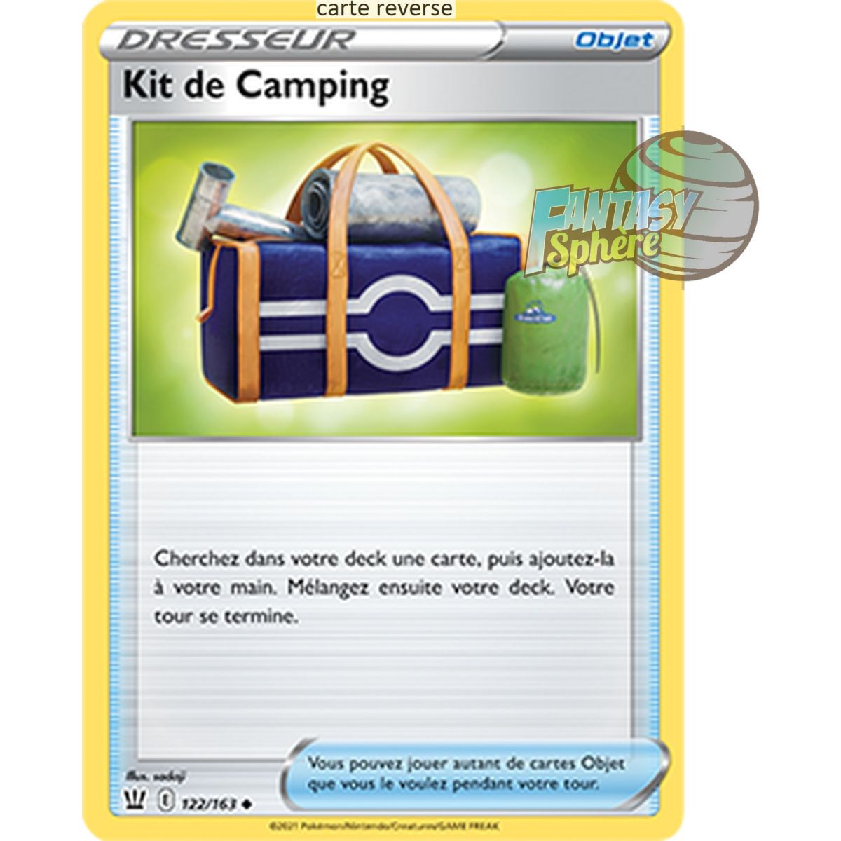 Camping Kit - Reverse 122/163 - Sword and Shield 5 Combat Style