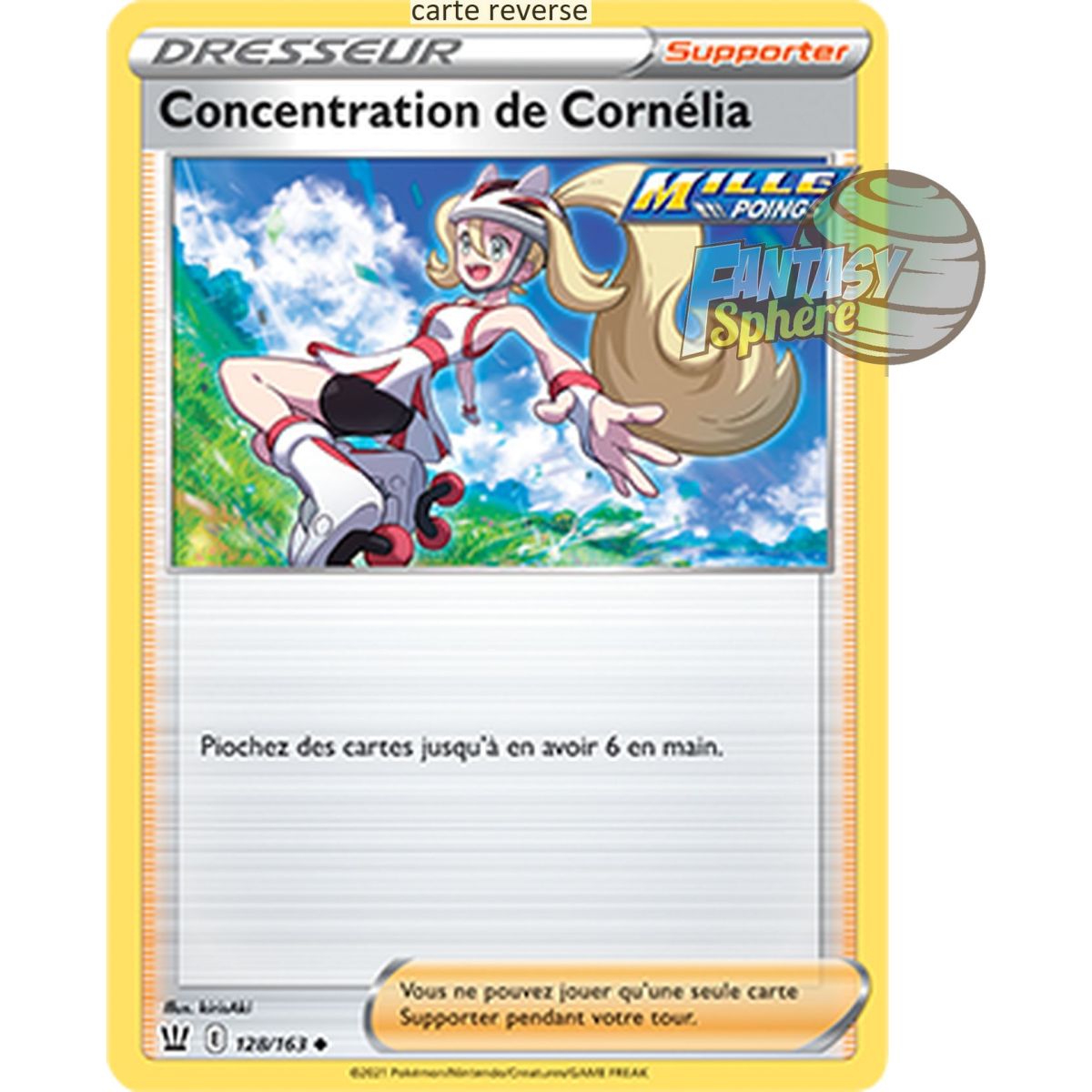 Cornélia's Concentration - Reverse 128/163 - Sword and Shield 5 Combat Style