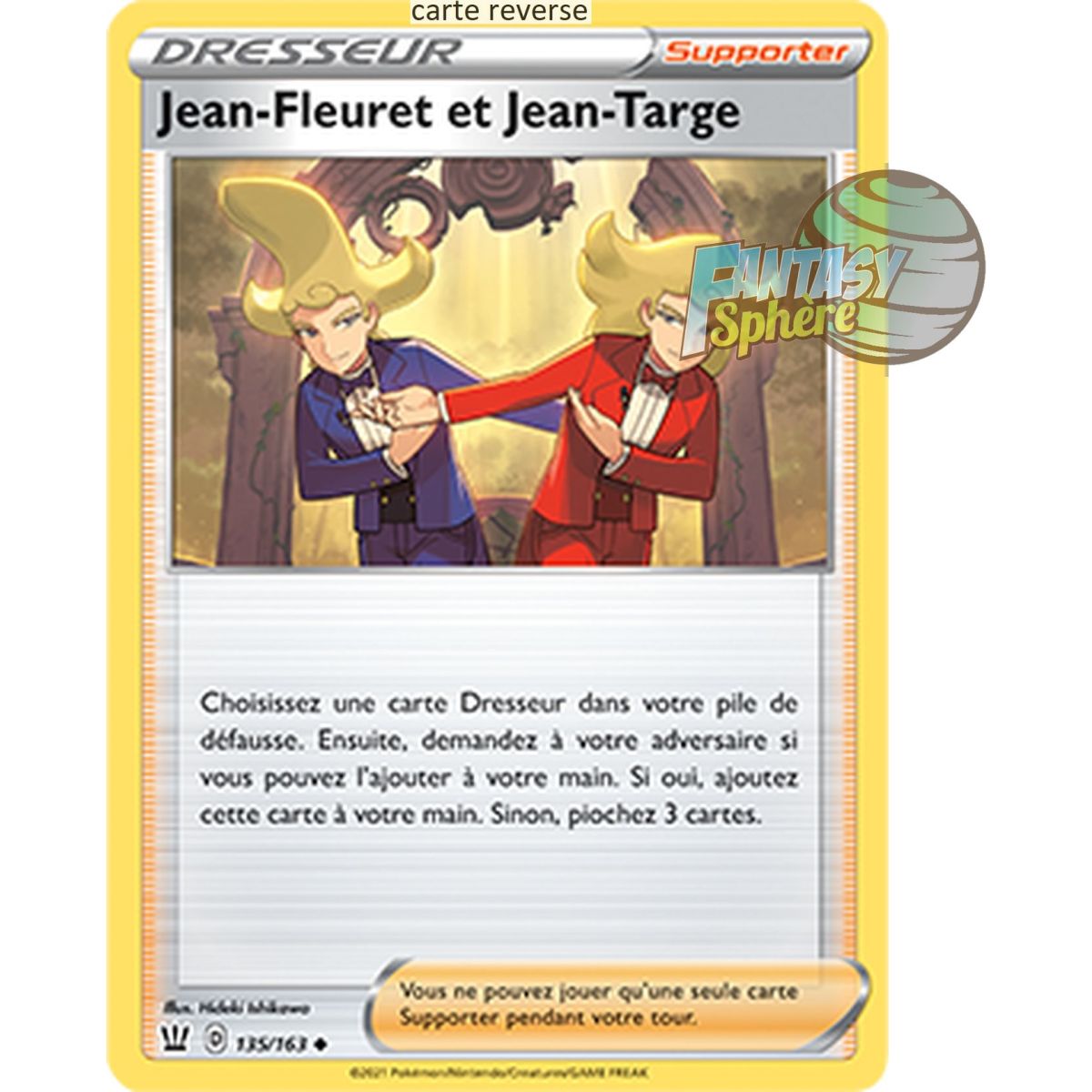 Jean-Fleuret and Jean-Targe - Reverse 135/163 - Sword and Shield 5 Combat Style