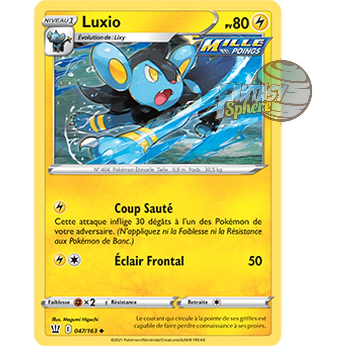 Luxio - Uncommon 47/163 - Sword and Shield 5 Combat Style