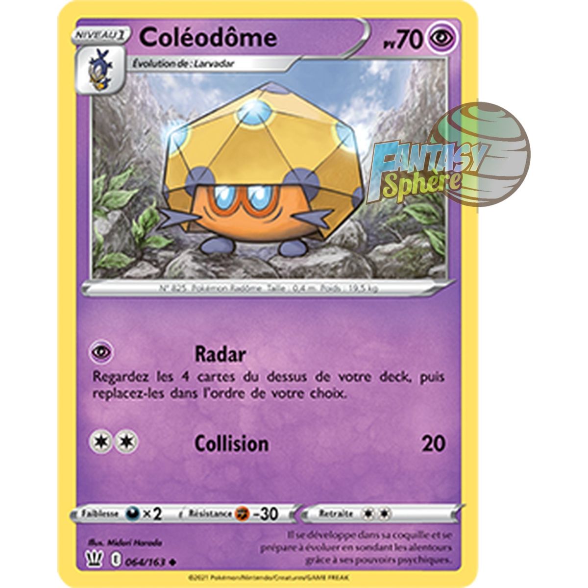 Coleodome - Uncommon 64/163 - Sword and Shield 5 Combat Style