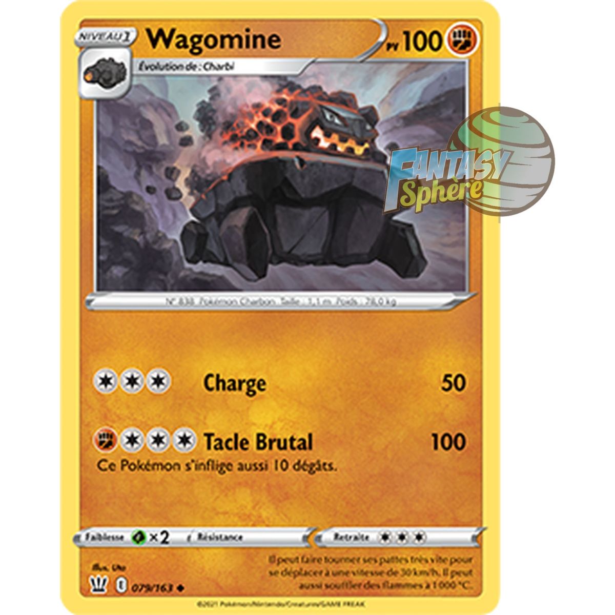 Item Wagomine - Uncommon 79/163 - Sword and Shield 5 Combat Style