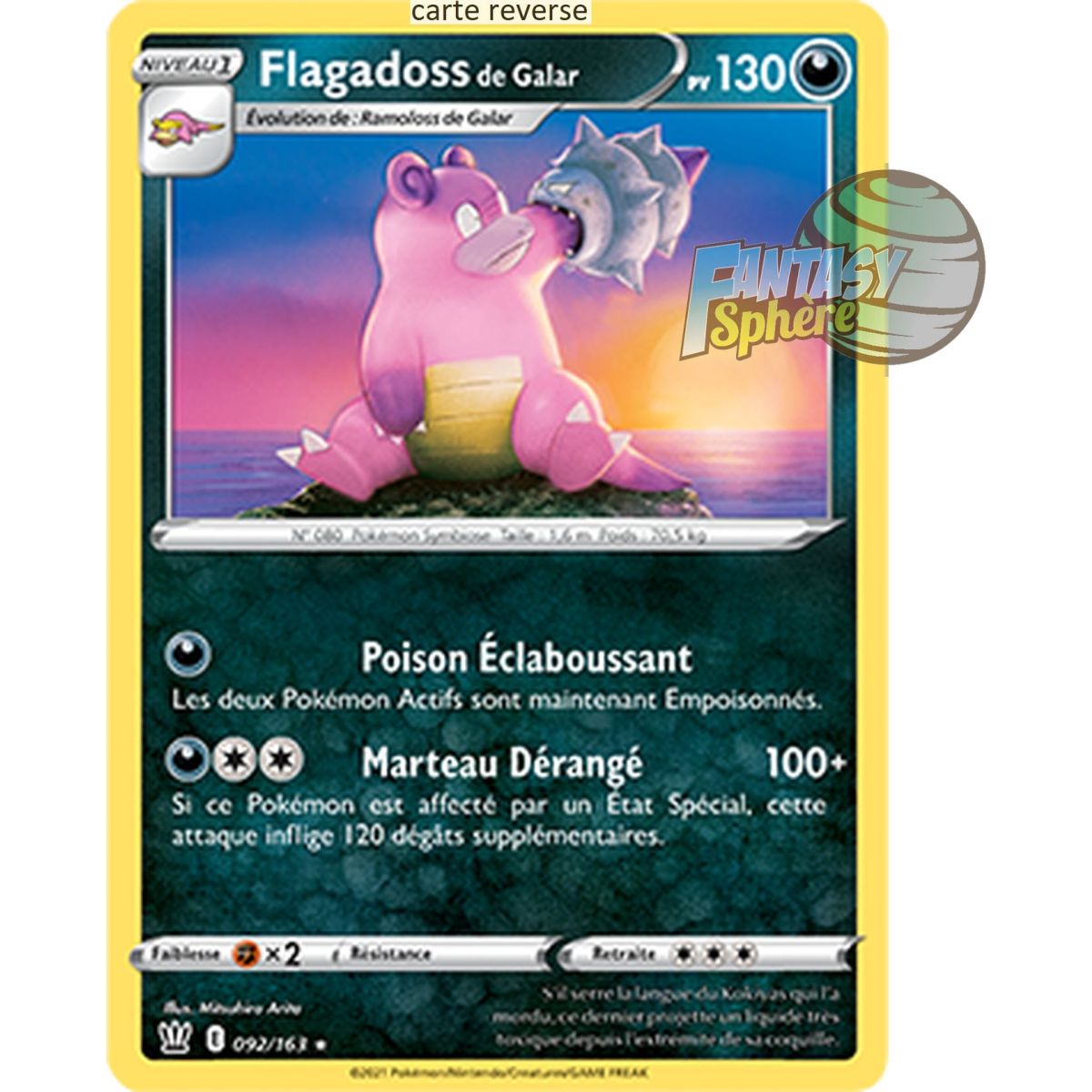 Galar Flagadoss - Reverse 92/163 - Sword and Shield 5 Combat Style