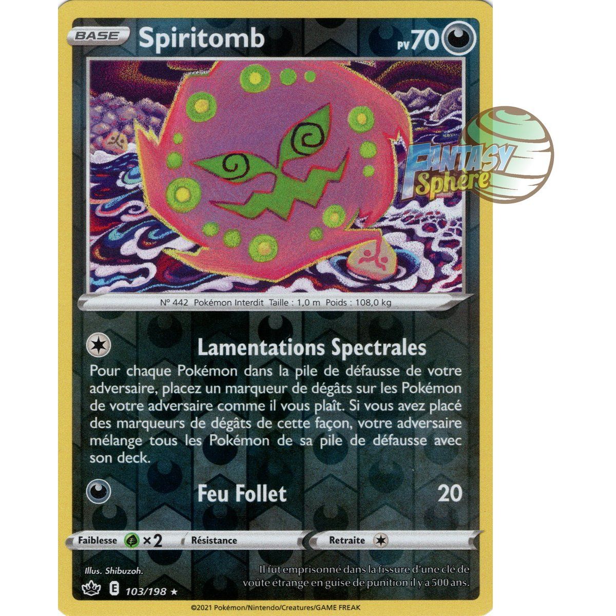 Item Spiritomb - Reverse 103/198 - Sword and Shield 6 Reign of Ice