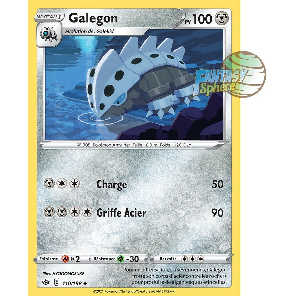 Galegon - Uncommon 110/198 - Sword and Shield 6 Reign of Ice