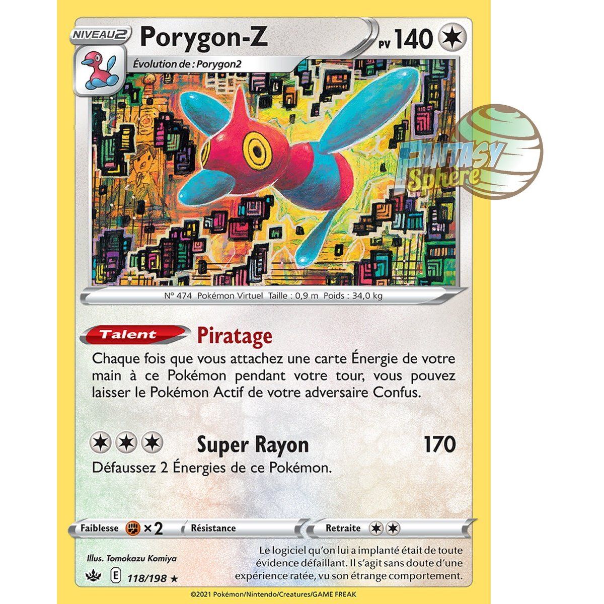 Porygon-Z - Holo Rare 118/198 - Sword and Shield 6 Reign of Ice