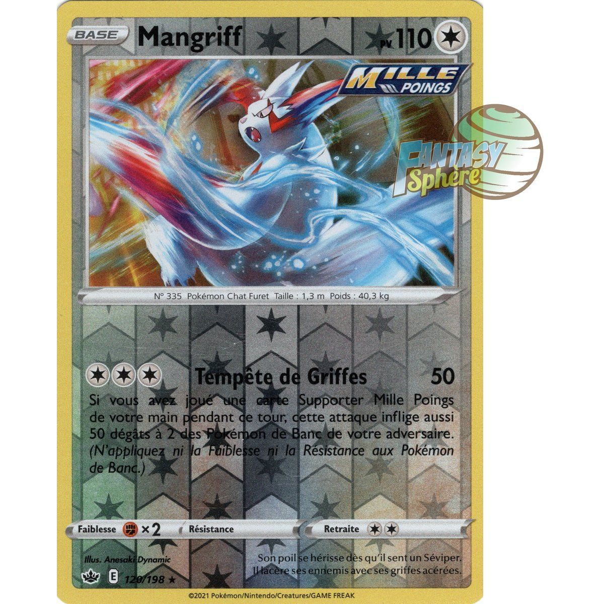 Mangriff - Reverse 120/198 - Sword and Shield 6 Reign of Ice