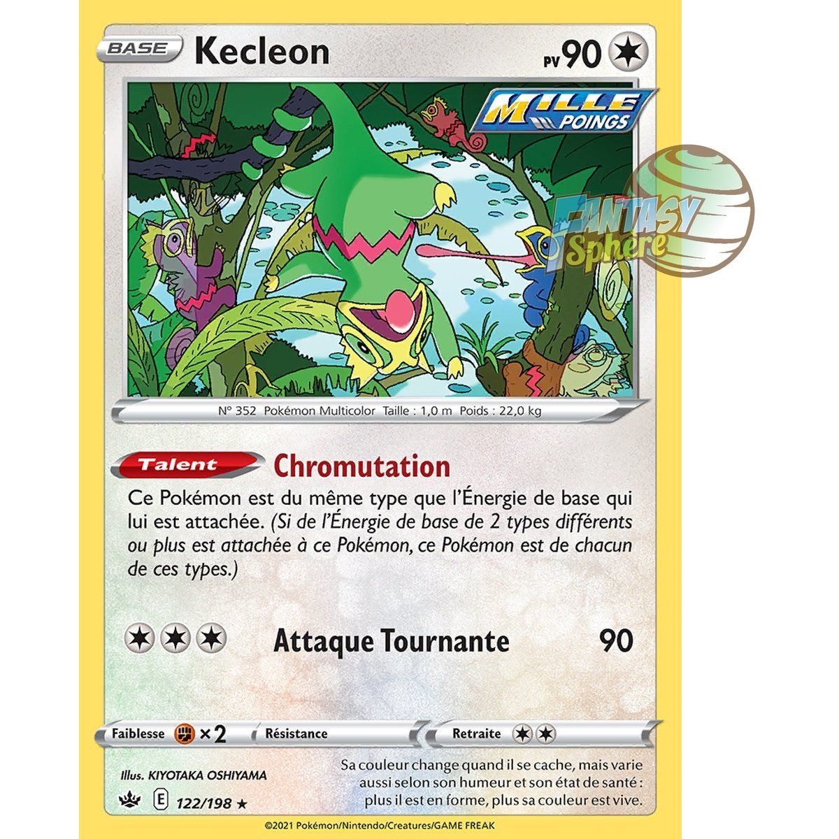 Kecleon - Rare 122/198 - Sword and Shield 6 Reign of Ice