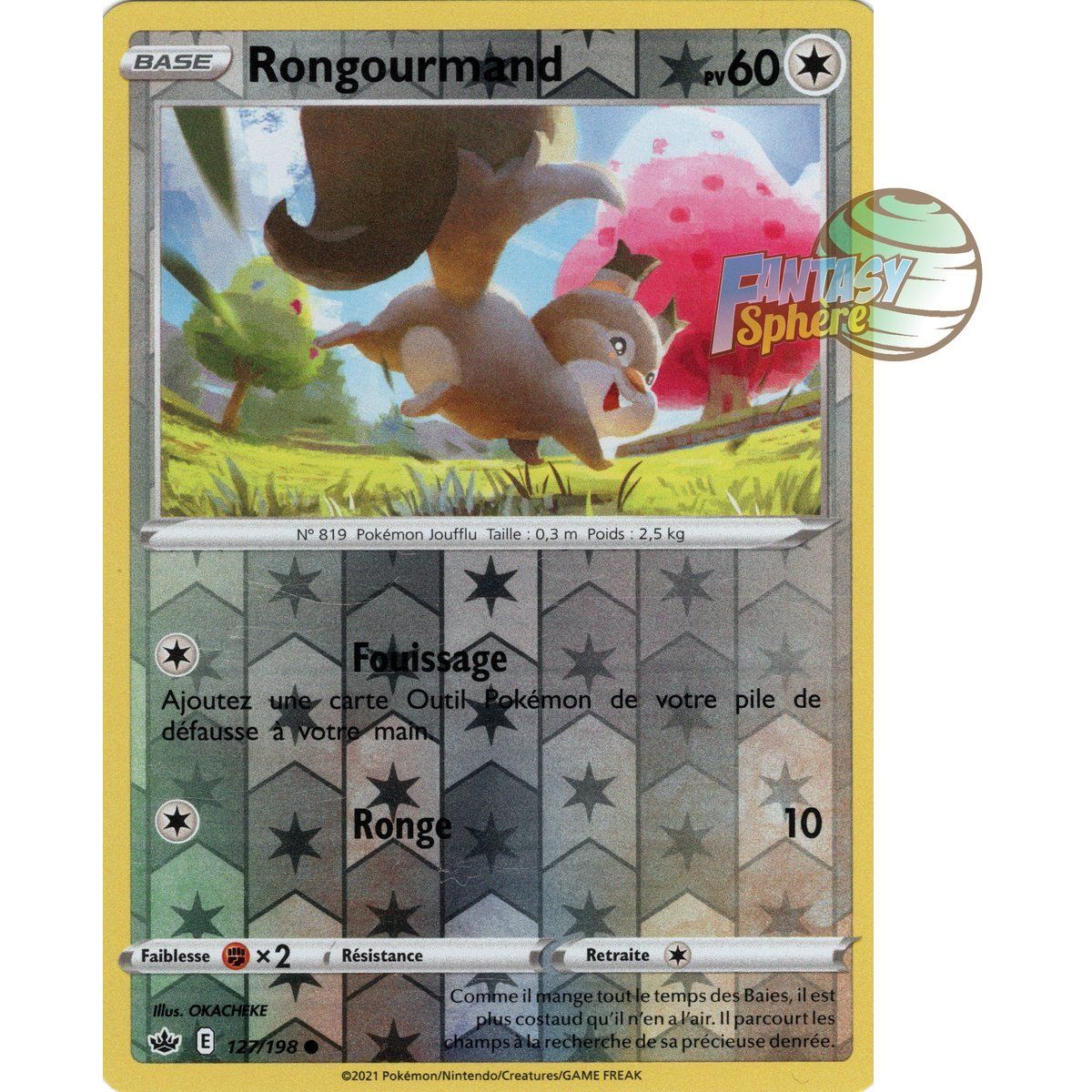 Rongourmand - Reverse 127/198 - Sword and Shield 6 Reign of Ice