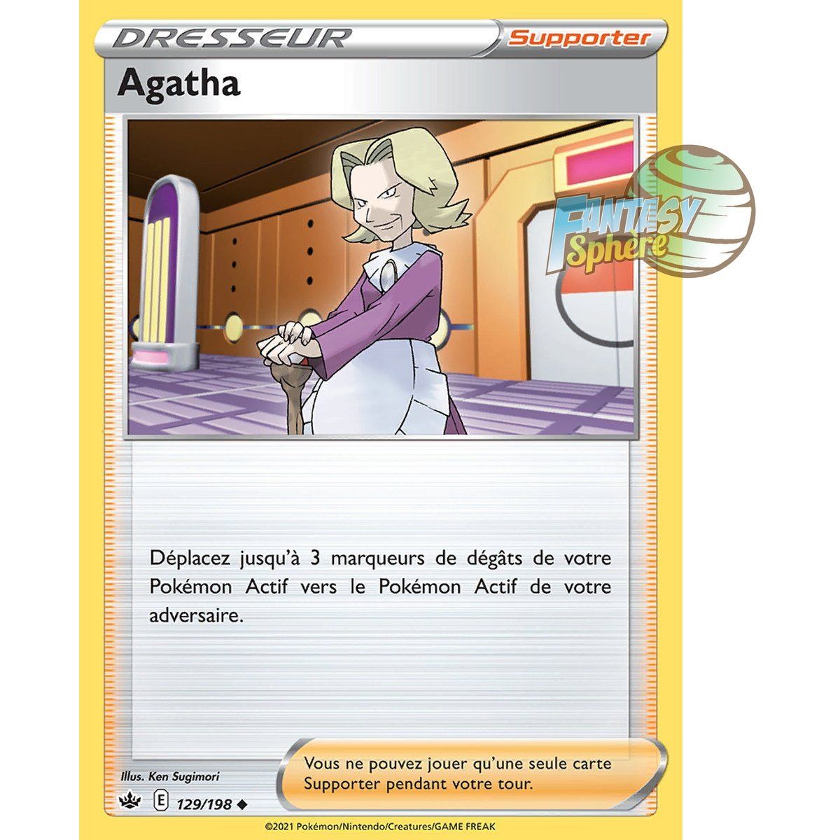 Agatha - Uncommon 129/198 - Sword and Shield 6 Reign of Ice