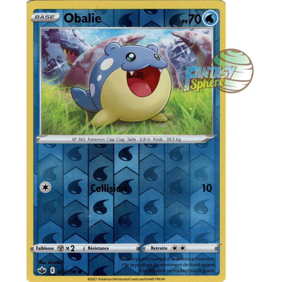 Obalie - Reverse 37/198 - Sword and Shield 6 Reign of Ice