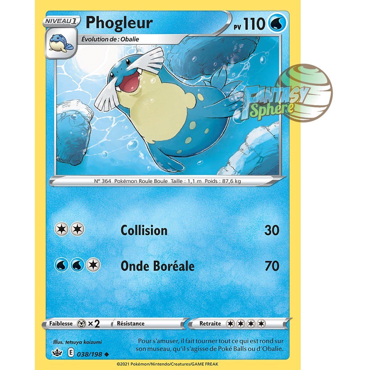 Phogleur - Uncommon 38/198 - Sword and Shield 6 Reign of Ice