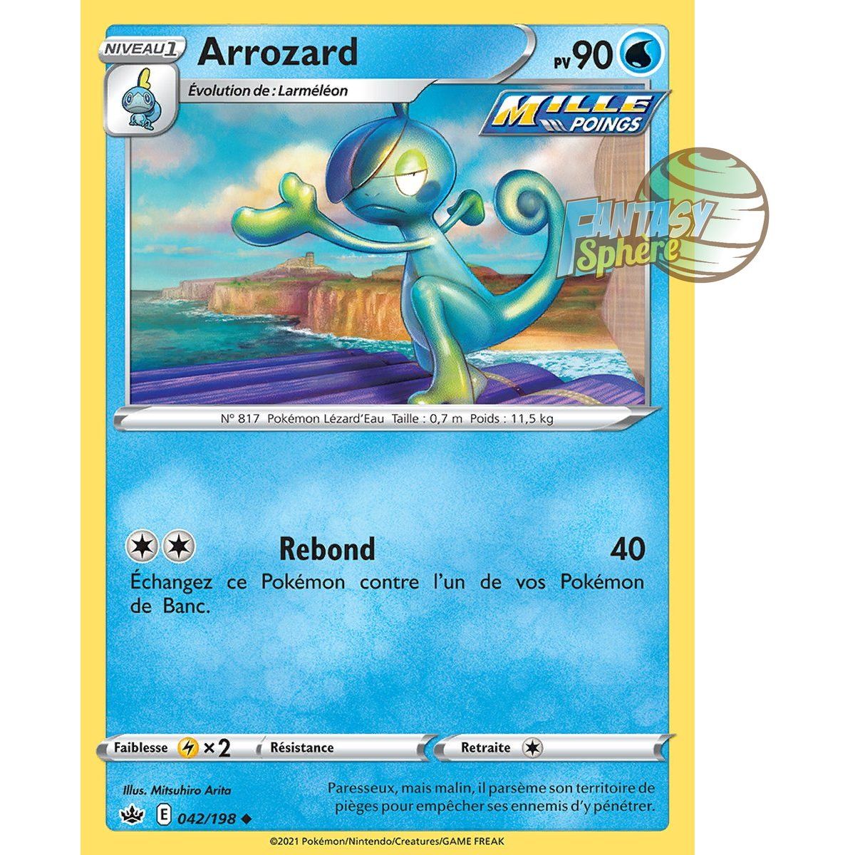 Arrozard - Uncommon 42/198 - Sword and Shield 6 Reign of Ice