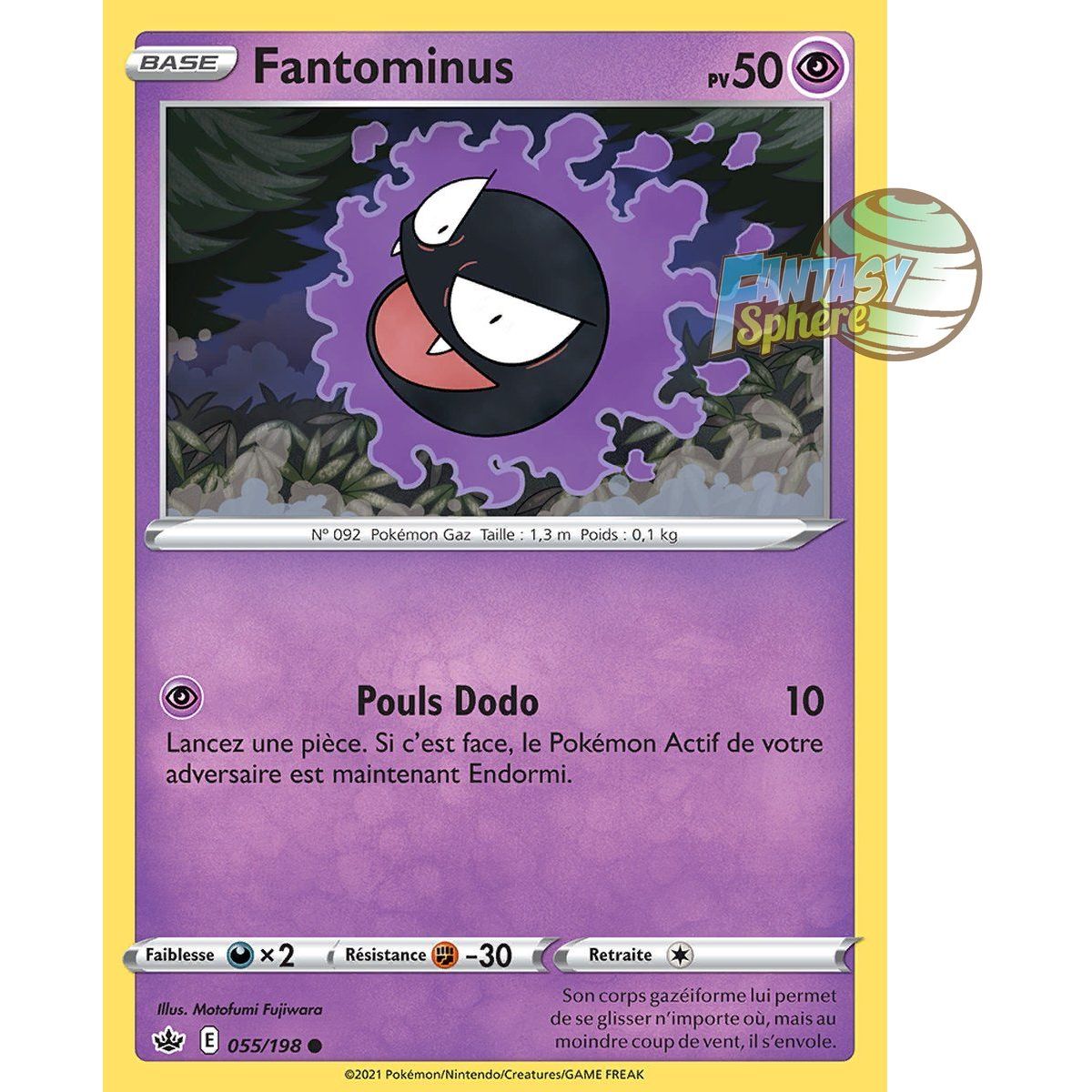 Fantominus - Commune 55/198 - Sword and Shield 6 Reign of Ice