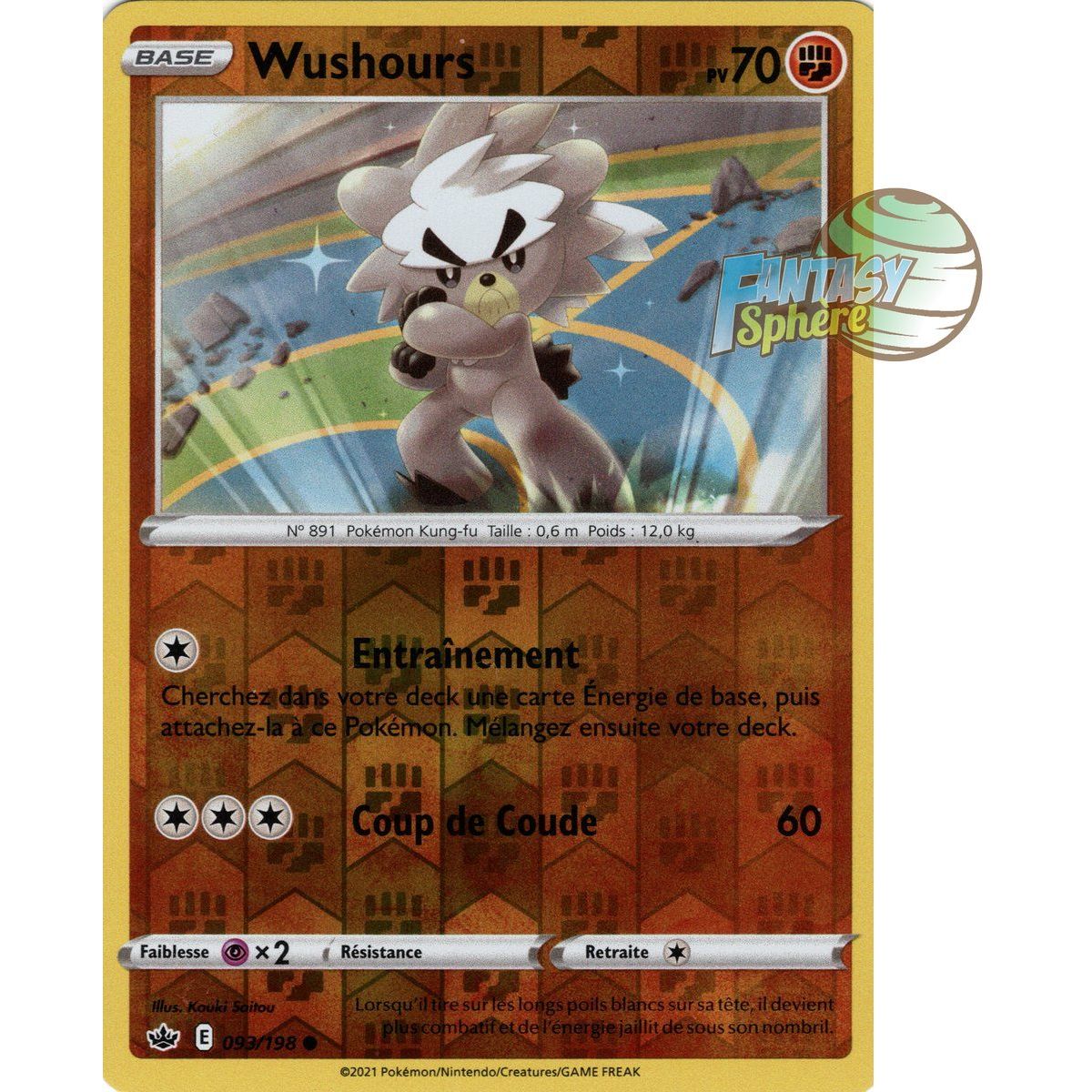 Wushours - Reverse 93/198 - Sword and Shield 6 Ice Reign