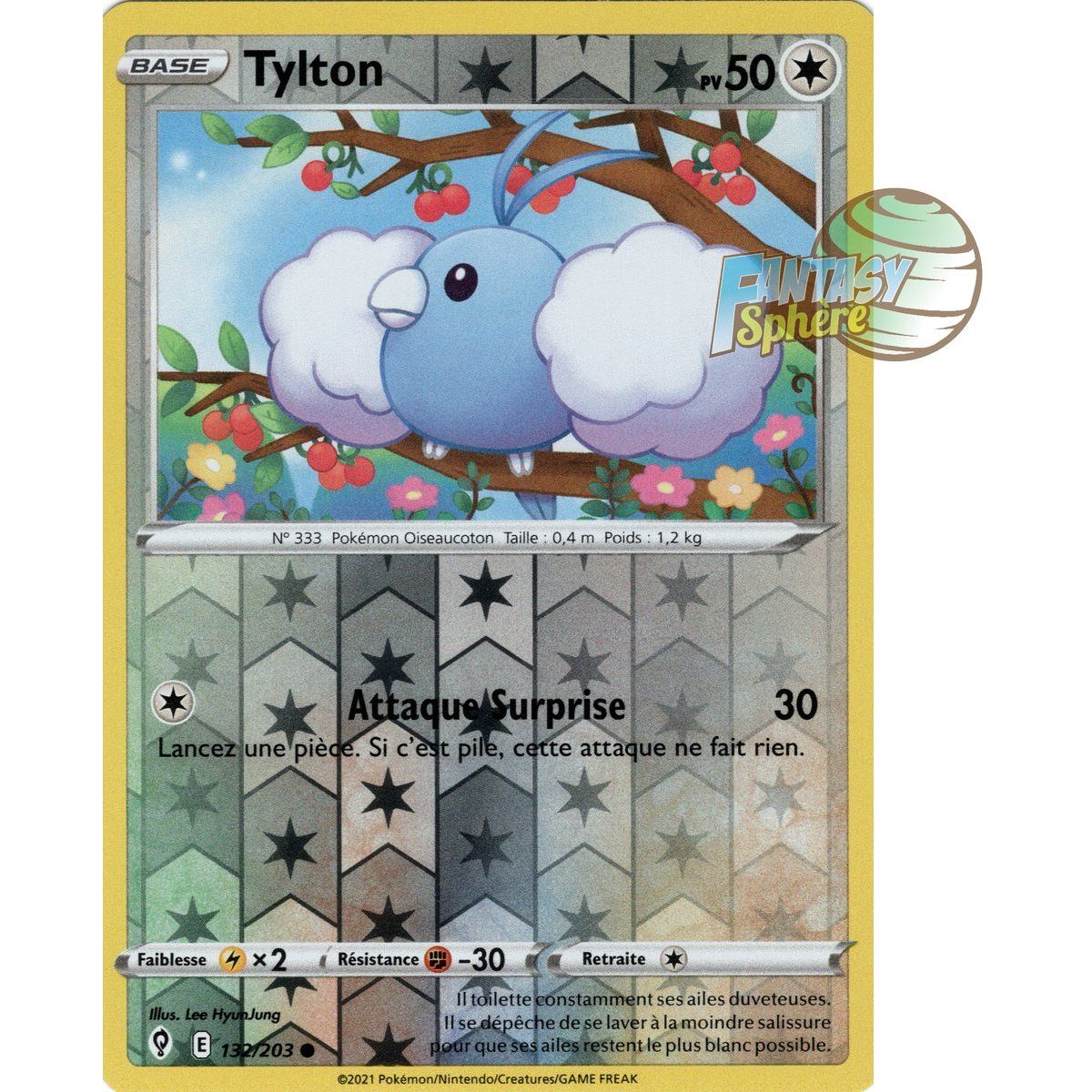 Tylton - Reverse 132/203 - Sword and Shield 7 Evolution Celeste