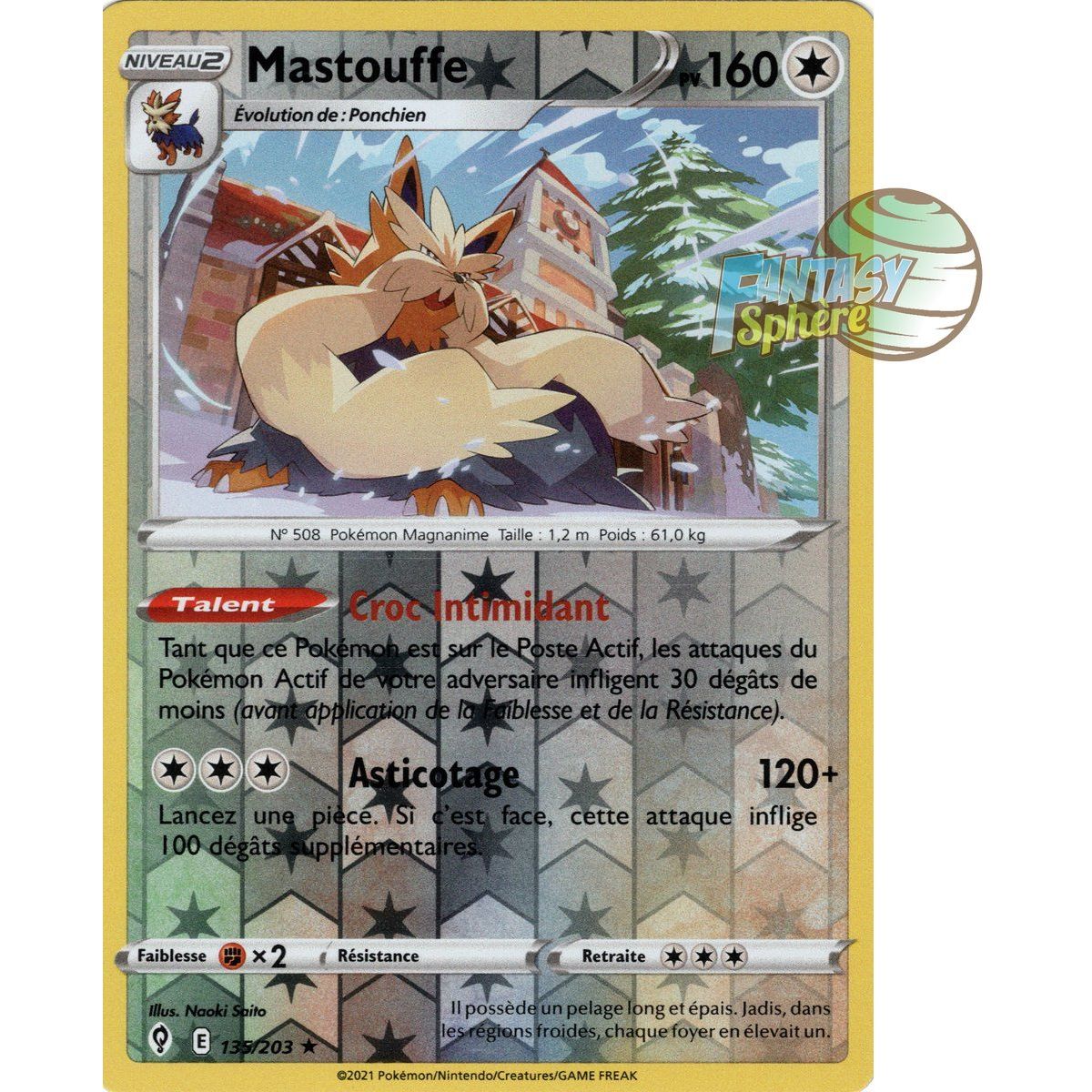 Item Mastouffe - Reverse 135/203 - Sword and Shield 7 Evolution Celeste