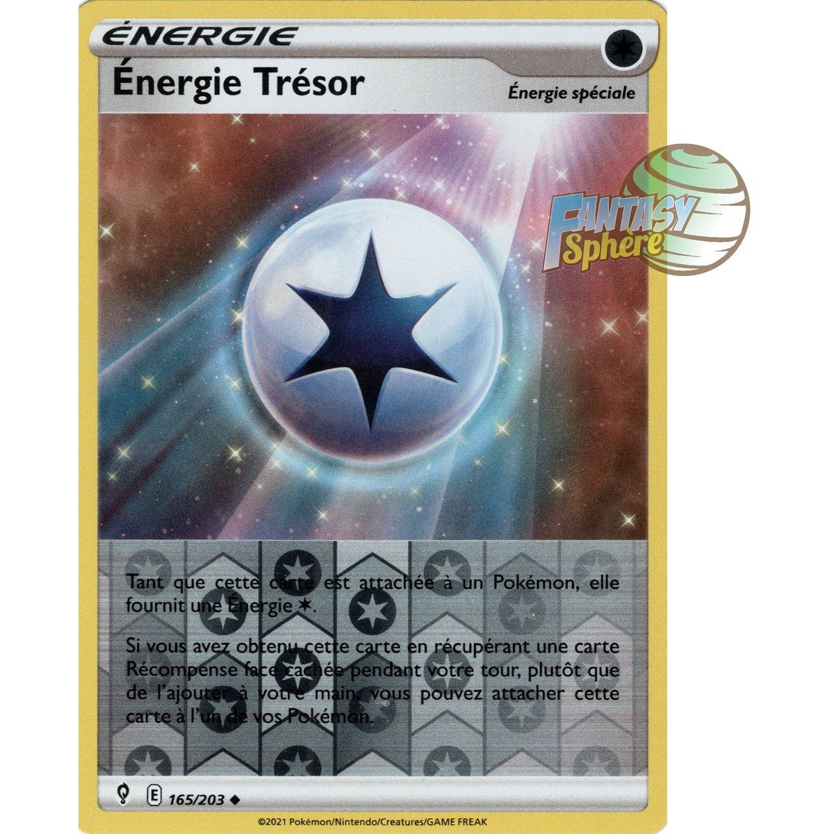 Treasure Energy - Reverse 165/203 - Sword and Shield 7 Celeste Evolution