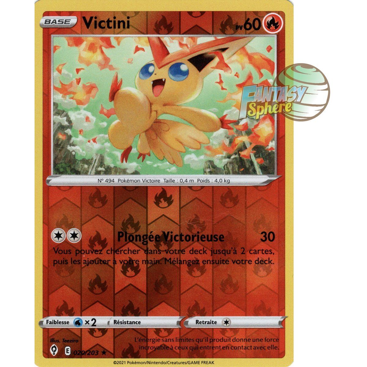 Victini - Reverse 20/203 - Sword and Shield 7 Evolution Celeste