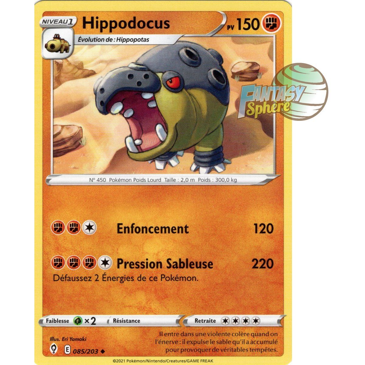 Hippodocus - Uncommon 85/203 - Sword and Shield 7 Evolution Celeste