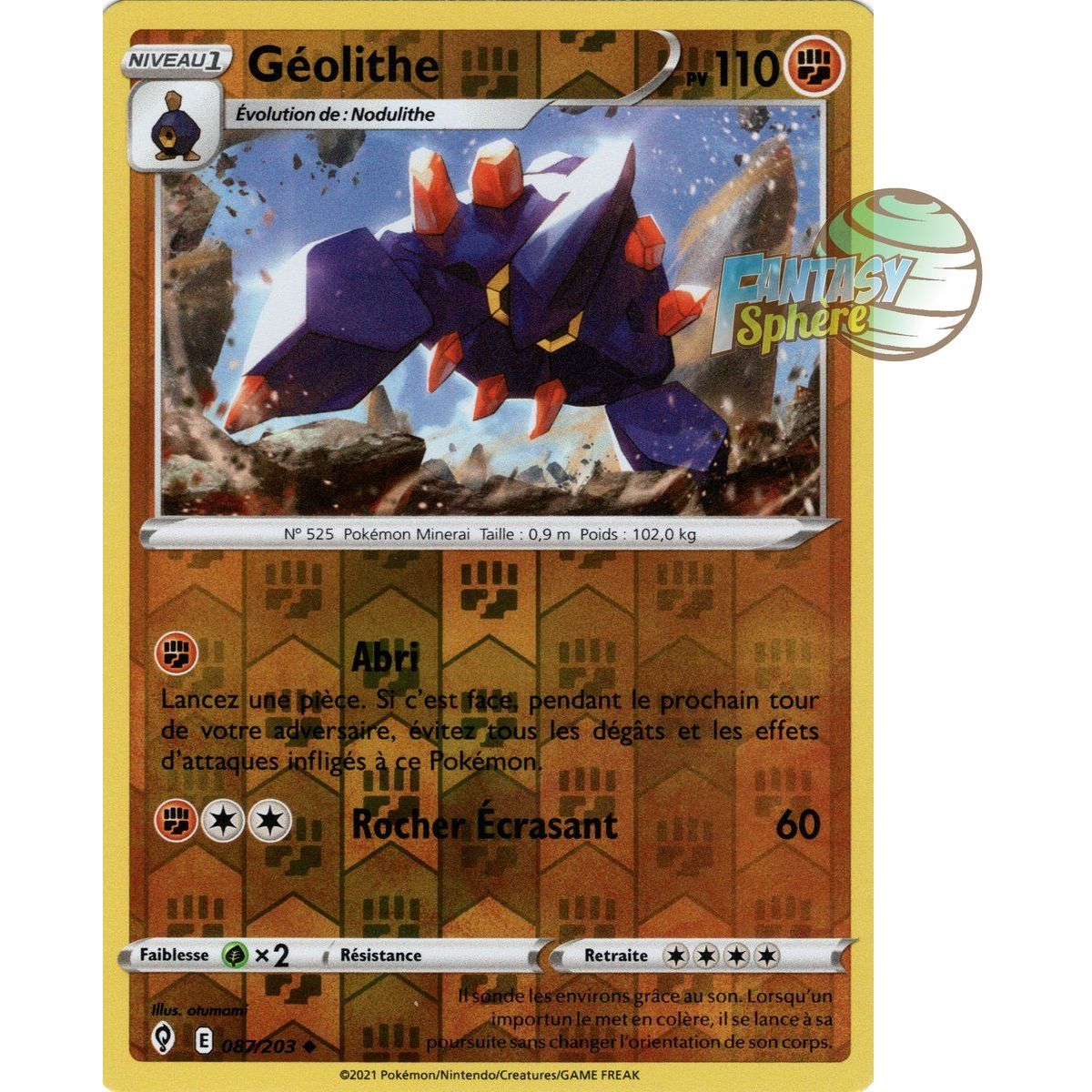 Geolite - Reverse 87/203 - Sword and Shield 7 Evolution Celeste
