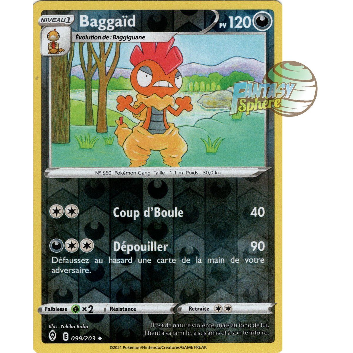 Baggaïd - Reverse 99/203 - Sword and Shield 7 Evolution Celeste