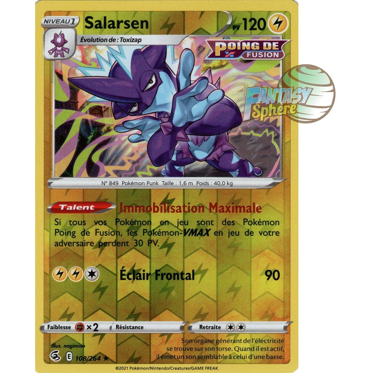 Item Salarsen - Reverse 108/264 - Sword and Shield 8 Fusion Fist