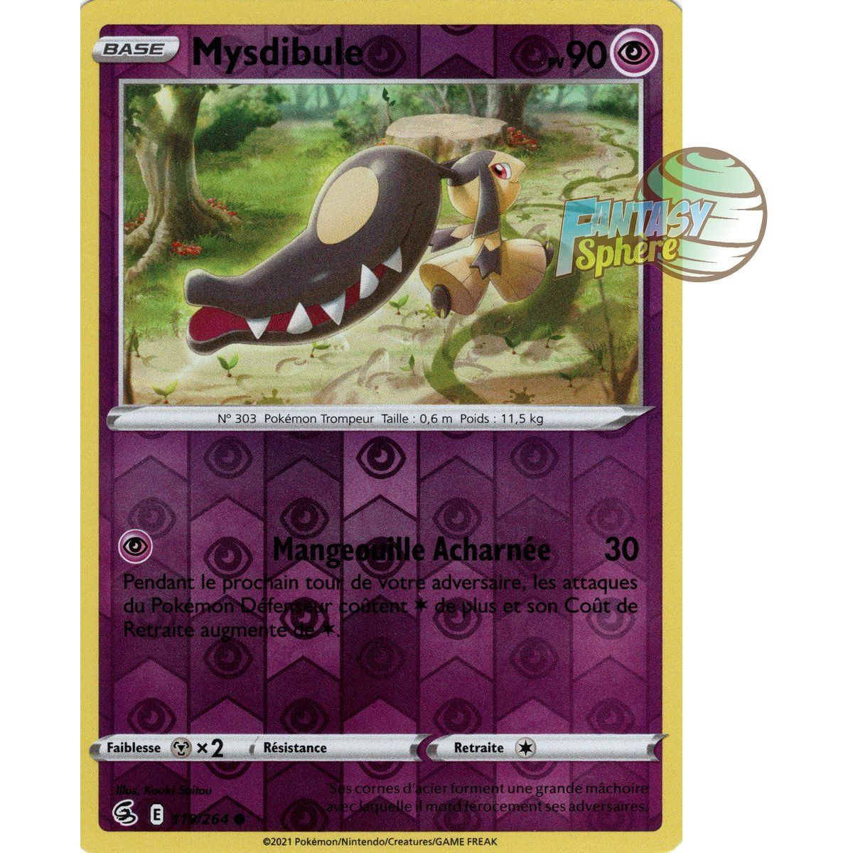 Mysdibule - Reverse 119/264 - Sword and Shield 8 Fist of Fusion