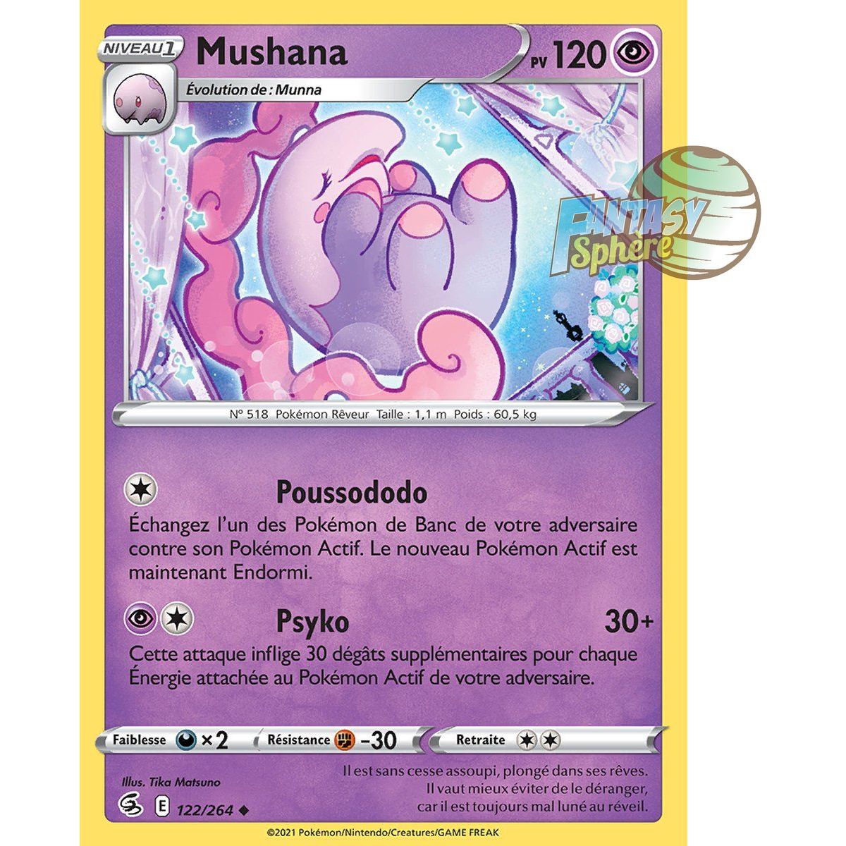Mushana - Uncommon 122/264 - Sword and Shield 8 Fusion Fist