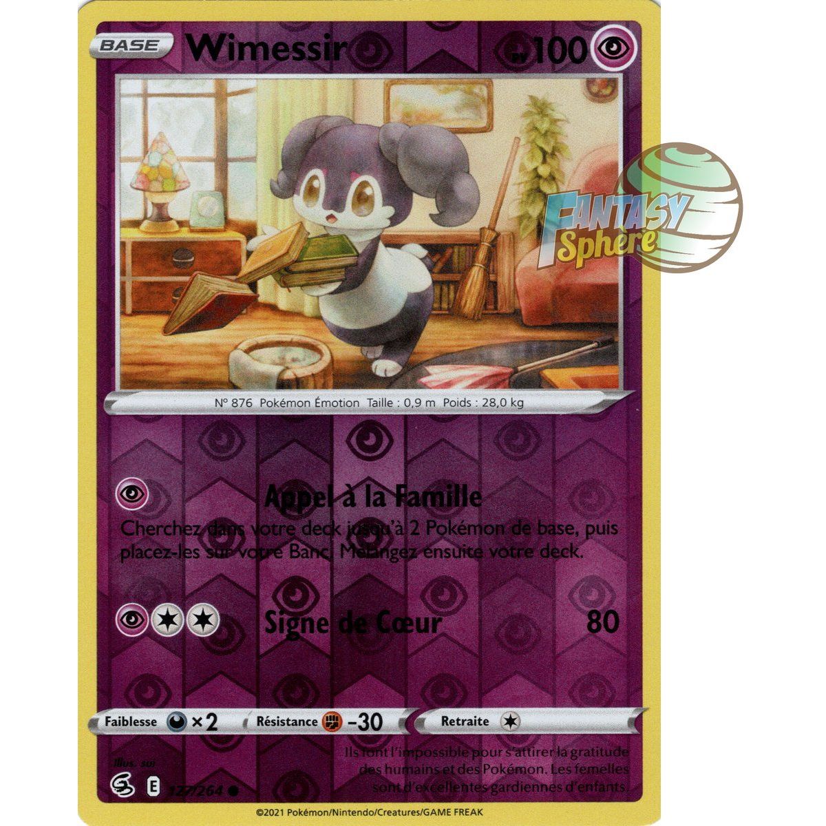 Item Wimessir - Reverse 127/264 - Sword and Shield 8 Fusion Fist