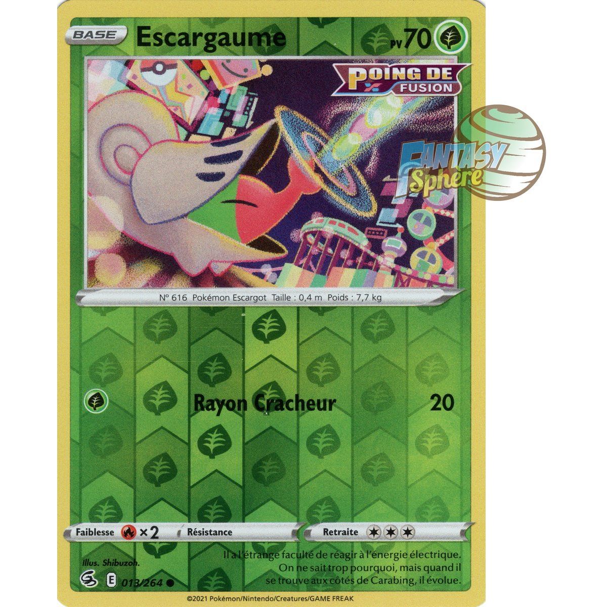 Escargaume - Reverse 13/264 - Sword and Shield 8 Fusion Fist