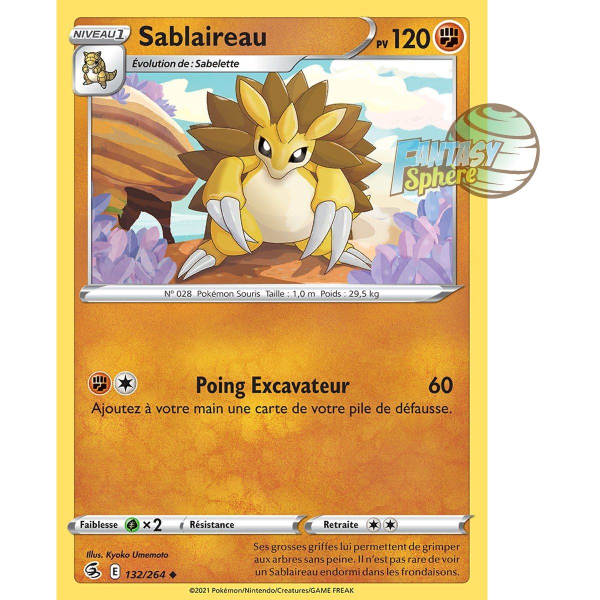Sandblaster - Uncommon 132/264 - Sword and Shield 8 Fusion Fist