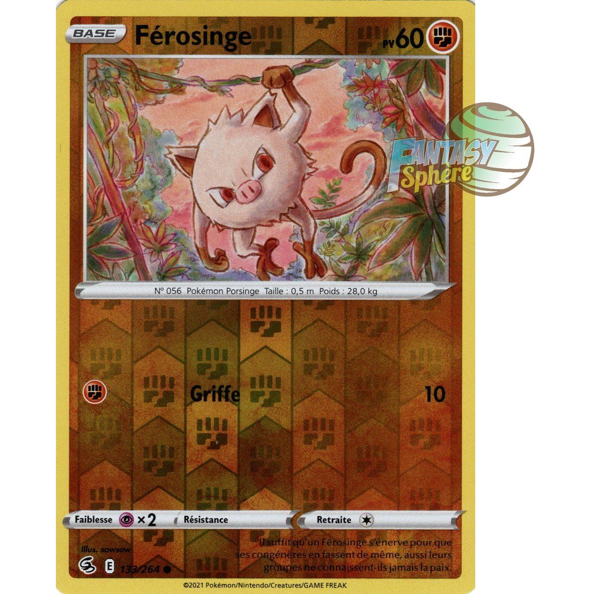 Ferosinge - Reverse 133/264 - Sword and Shield 8 Fusion Fist