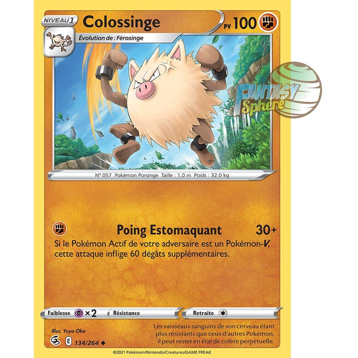 Colossinge - Uncommon 134/264 - Sword and Shield 8 Fusion Fist