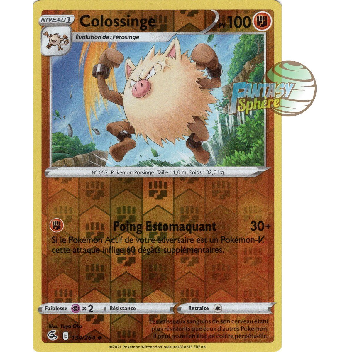 Colossinge - Reverse 134/264 - Sword and Shield 8 Fusion Fist