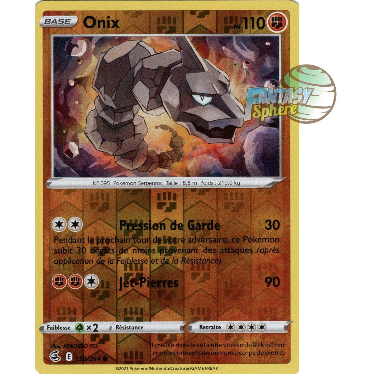 Item Onix - Reverse 138/264 - Sword and Shield 8 Fusion Fist