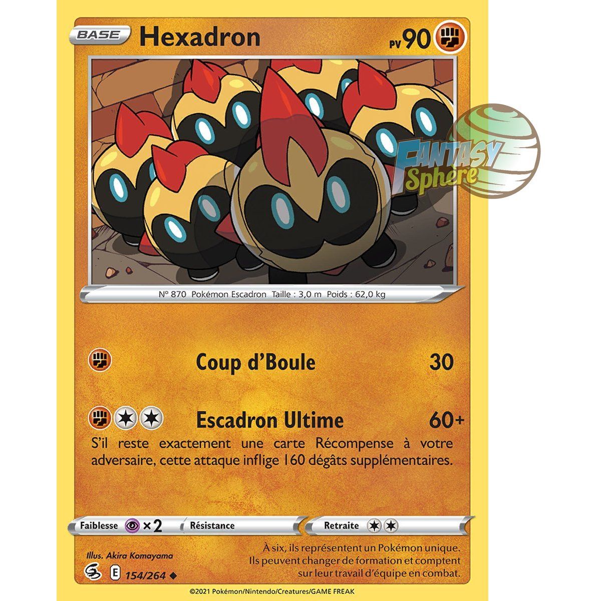 Hexadron - Uncommon 154/264 - Sword and Shield 8 Fusion Fist