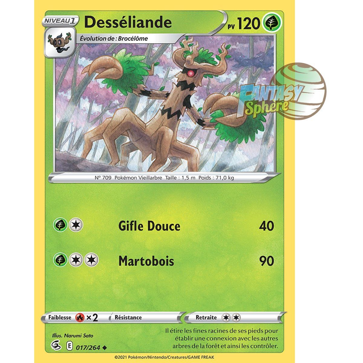 Desséliande - Uncommon 17/264 - Sword and Shield 8 Fusion Fist