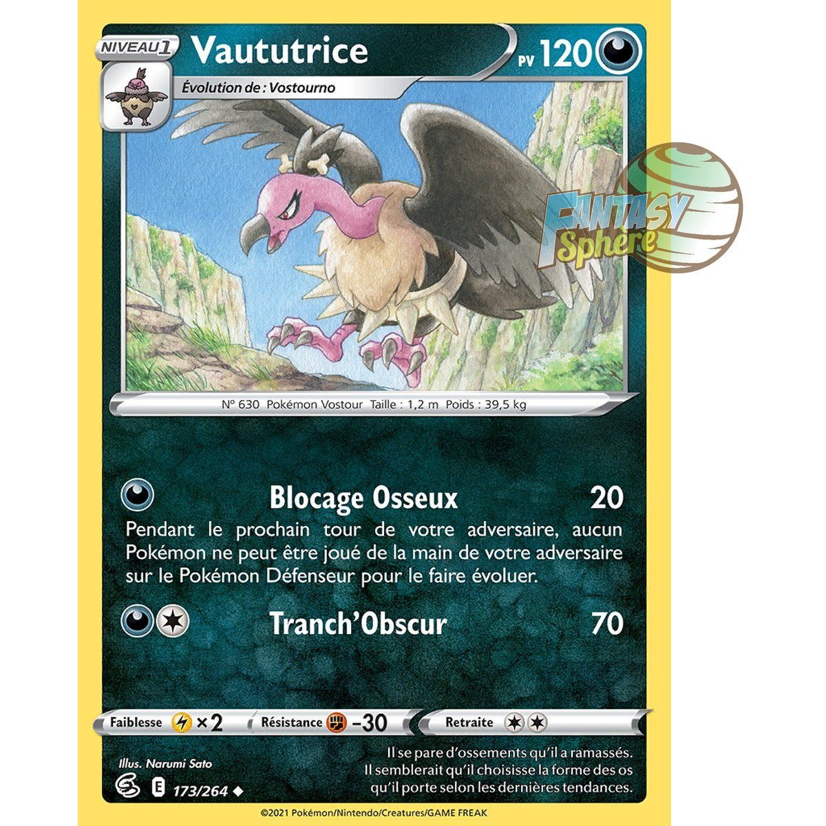 Vaututrice - Uncommon 173/264 - Sword and Shield 8 Fusion Fist